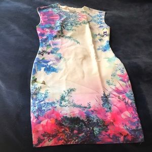 Floral digital print dress!